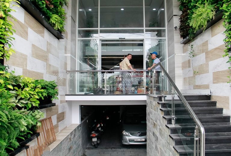 diện tích xây dựng tầng hầm