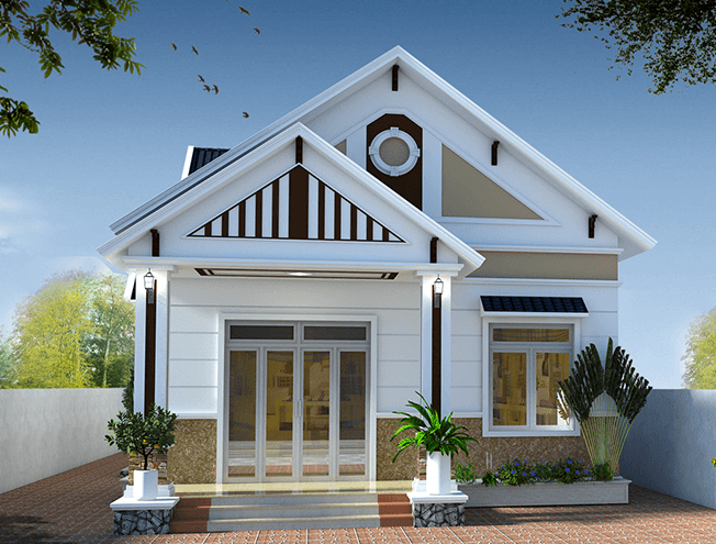 Với chi phí 300 triệu hoàn toàn có thể xây nhà 1 tầng đầy đủ tiện nghi